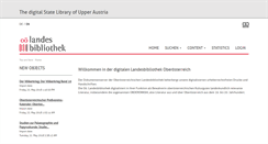 Desktop Screenshot of digi.landesbibliothek.at