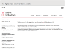Tablet Screenshot of digi.landesbibliothek.at